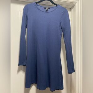 Forever 21 Navy Long Sleeve Dress
